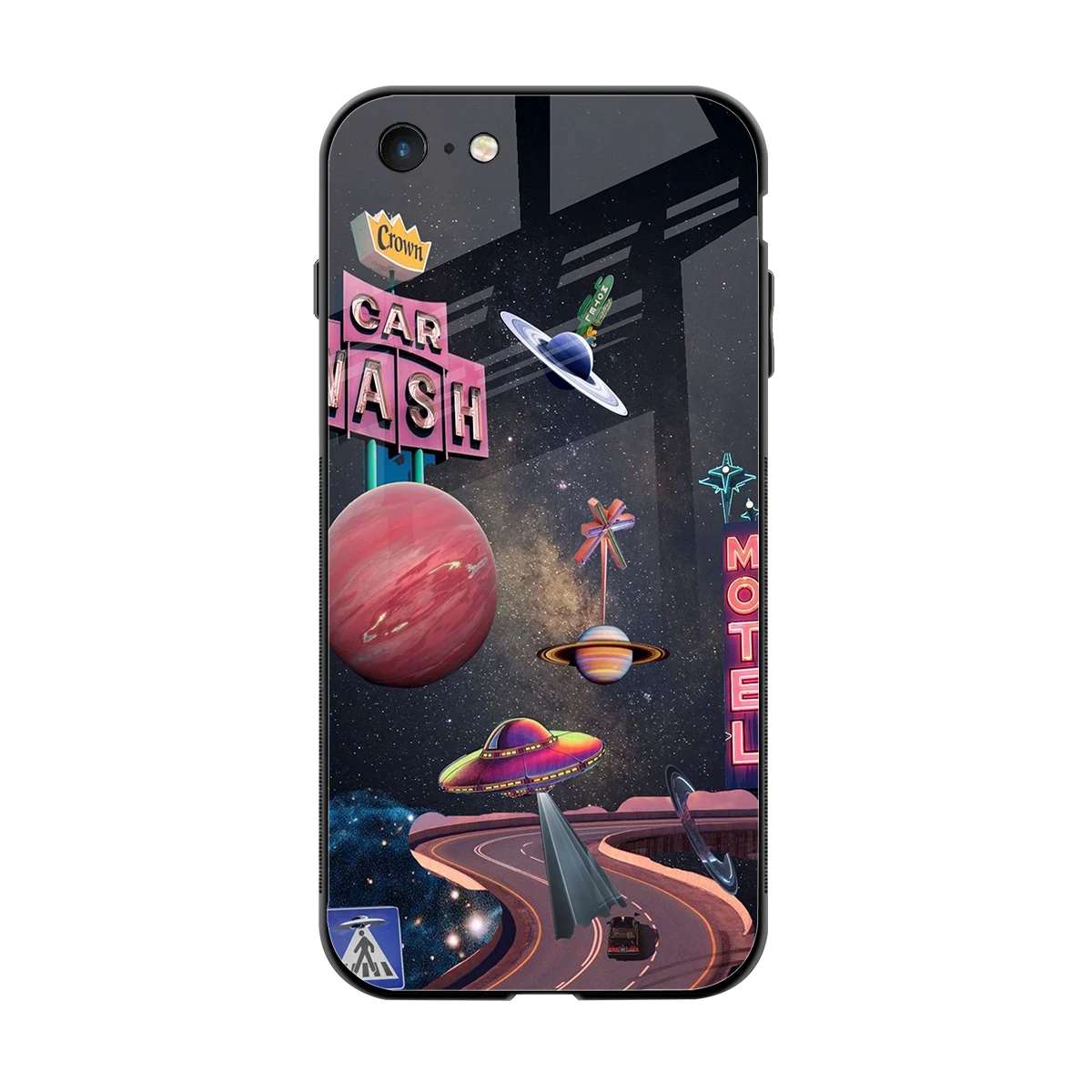 Cosmic Path back phone cover | glass case for iphone 6s plus