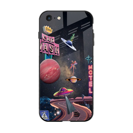 Cosmic Path back phone cover | glass case for iphone 6s plus