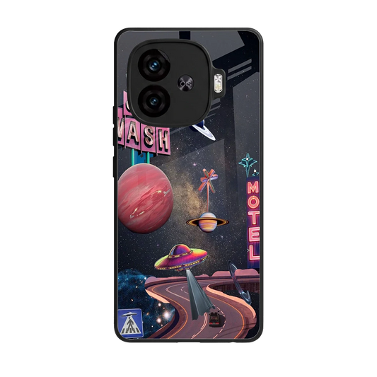 Cosmic Path back phone cover | glass case for iqoo neo 10r 5g