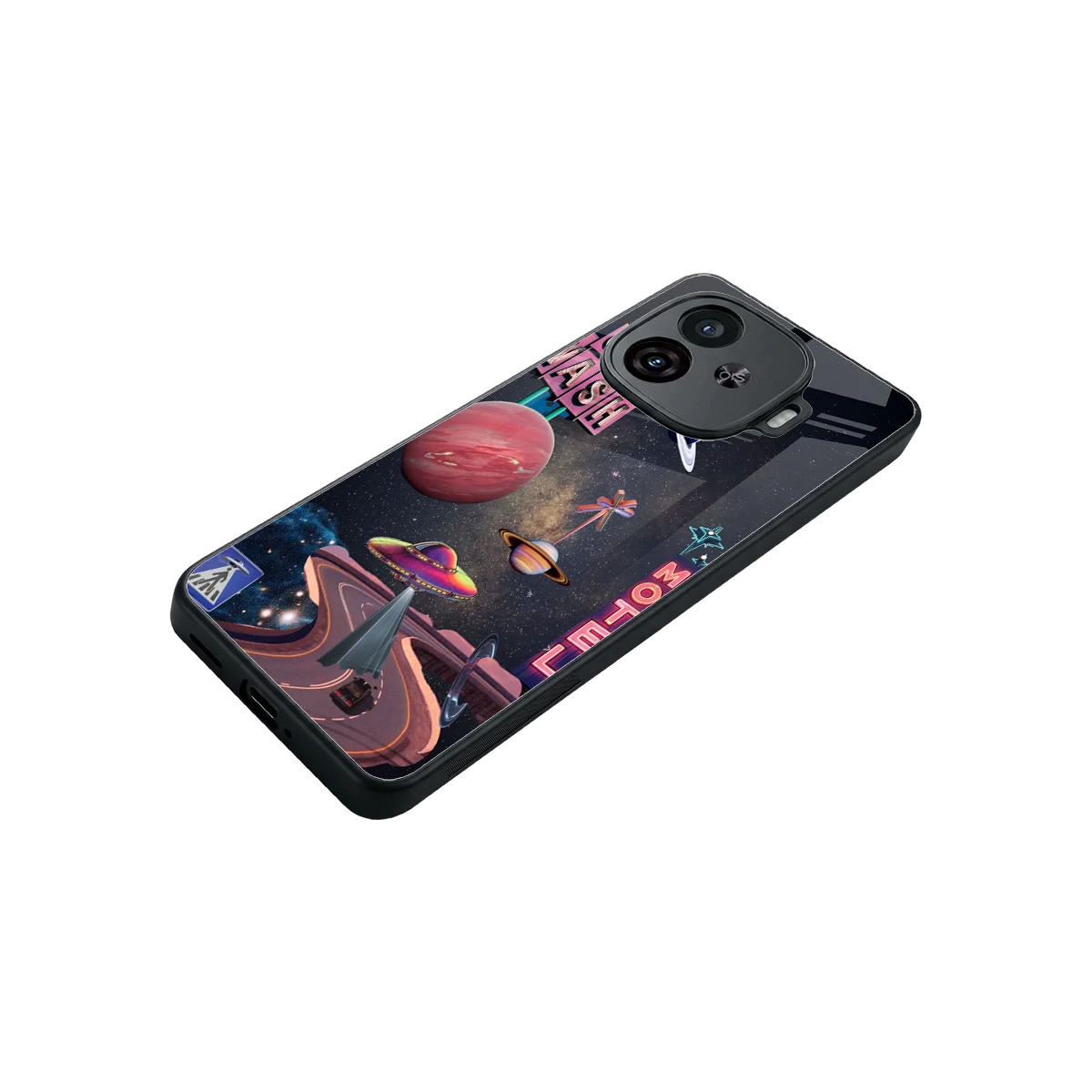 Cosmic Path stylish phone case for iqoo neo 10r 5g | glossy glass and slim fit
