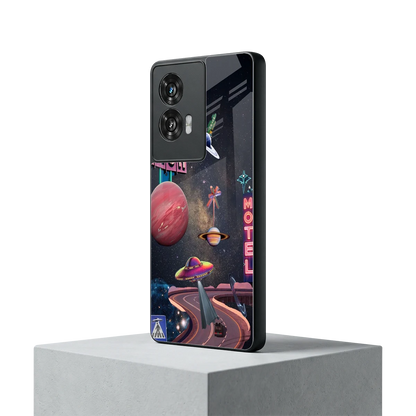 Cosmic Path motorola edge 50 fusion mobile cover | shockproof glass phone case