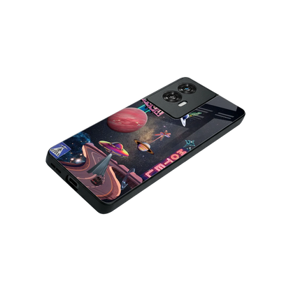 Cosmic Path stylish phone case for motorola edge 50 fusion | glossy glass and slim fit