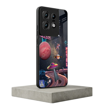 Cosmic Path motorola edge 50 pro mobile cover | shockproof glass phone case