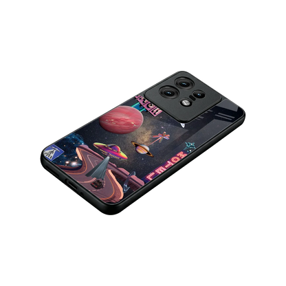 Cosmic Path stylish phone case for motorola edge 50 pro | glossy glass and slim fit
