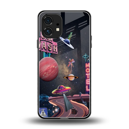 Cosmic Path back phone cover | glass case for nothing phone 1