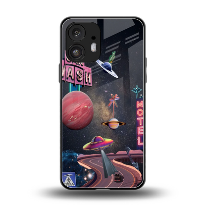 Cosmic Path back phone cover | glass case for nothing phone 2