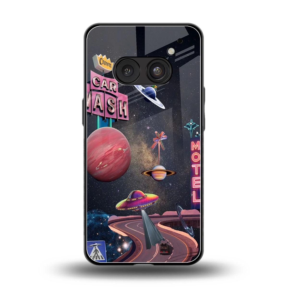 Cosmic Path back phone cover | glass case for nothing phone 2a plus