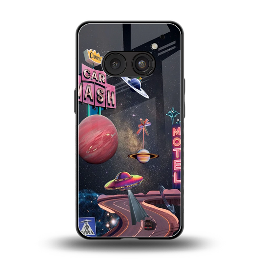Cosmic Path back phone cover | glass case for nothing phone 2a plus