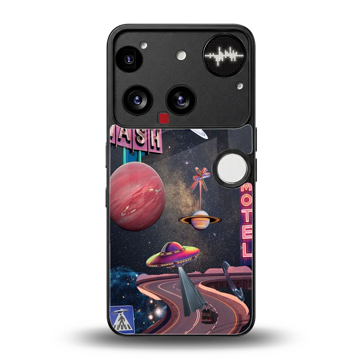 Cosmic Path back phone cover | glass case for nothing phone 3