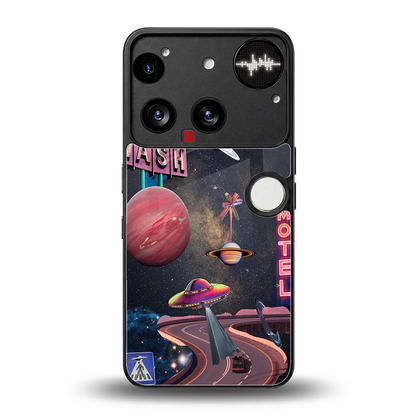 Cosmic Path back phone cover | glass case for nothing phone 3