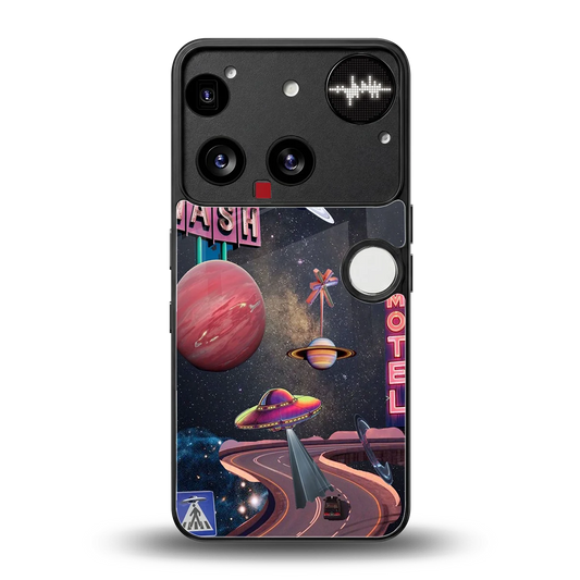Cosmic Path back phone cover | glass case for nothing phone 3