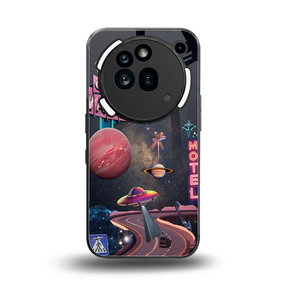 Cosmic Path back phone cover | glass case for nothing phone 3a pro
