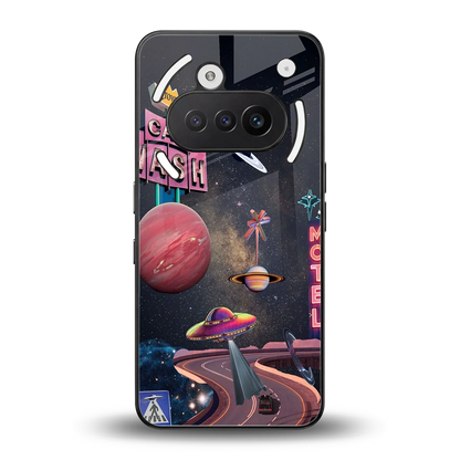 Cosmic Path back phone cover | glass case for nothing phone 3a