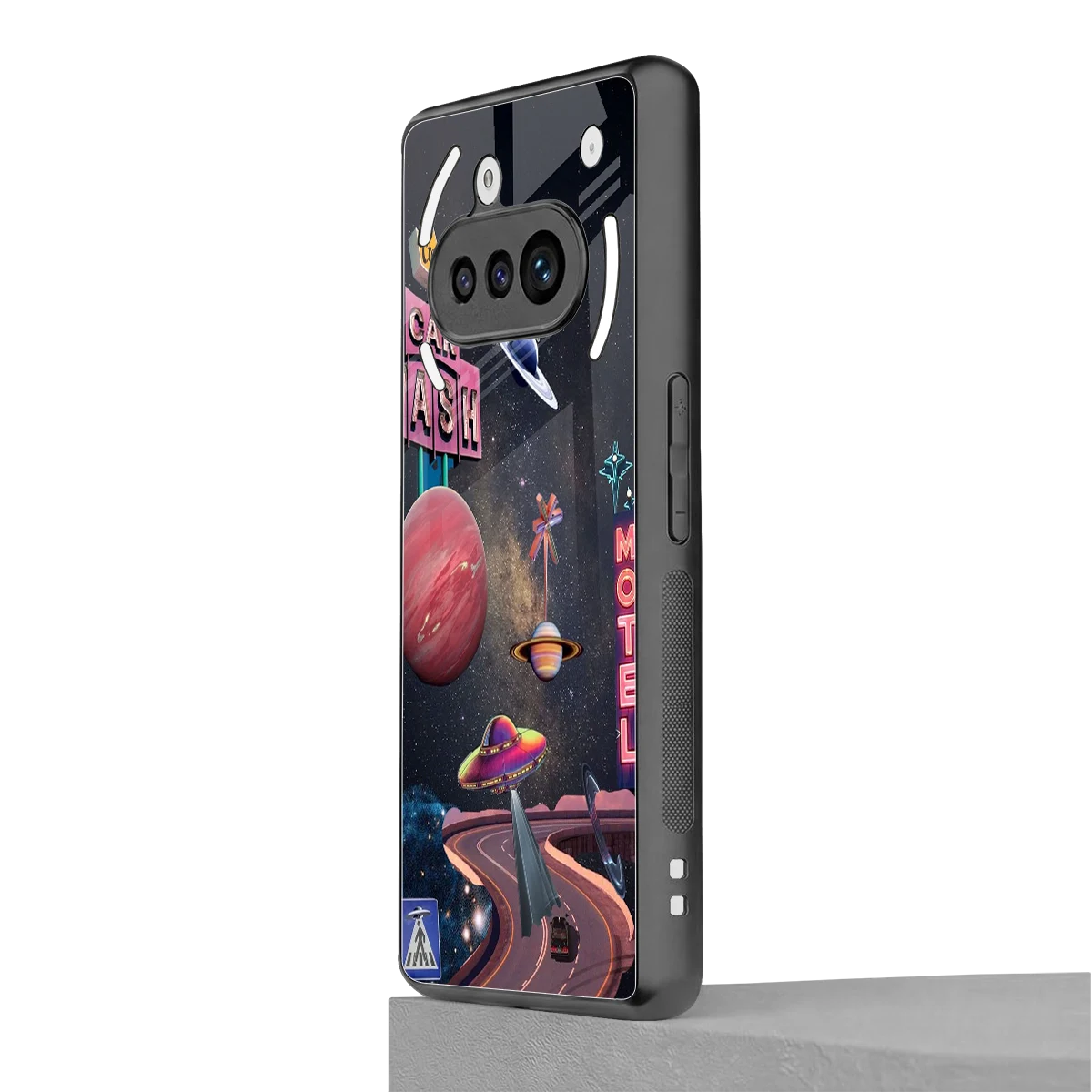 Cosmic Path nothing phone 3a mobile cover | shockproof glass phone case