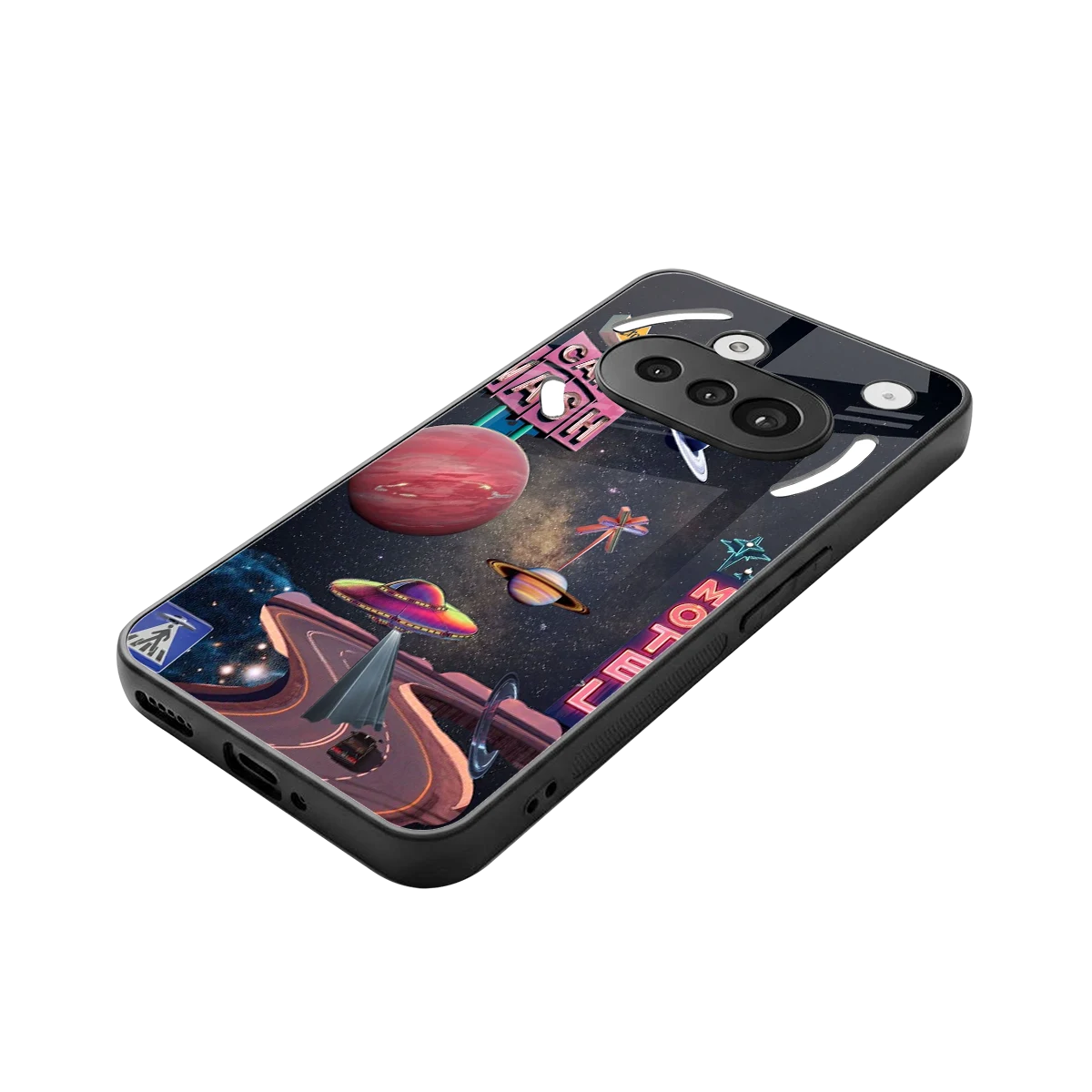 Cosmic Path stylish phone case for nothing phone 3a | glossy glass and slim fit