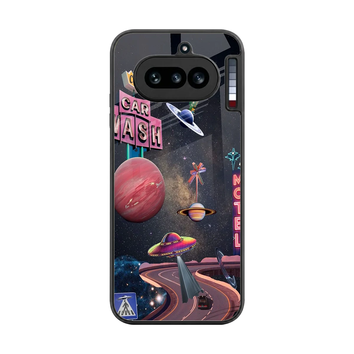 Cosmic Path back phone cover | glass case for nothing phone 4a