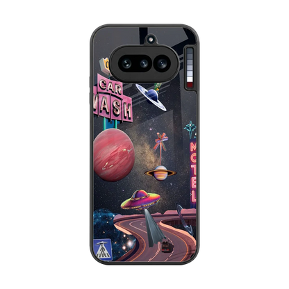 Cosmic Path back phone cover | glass case for nothing phone 4a