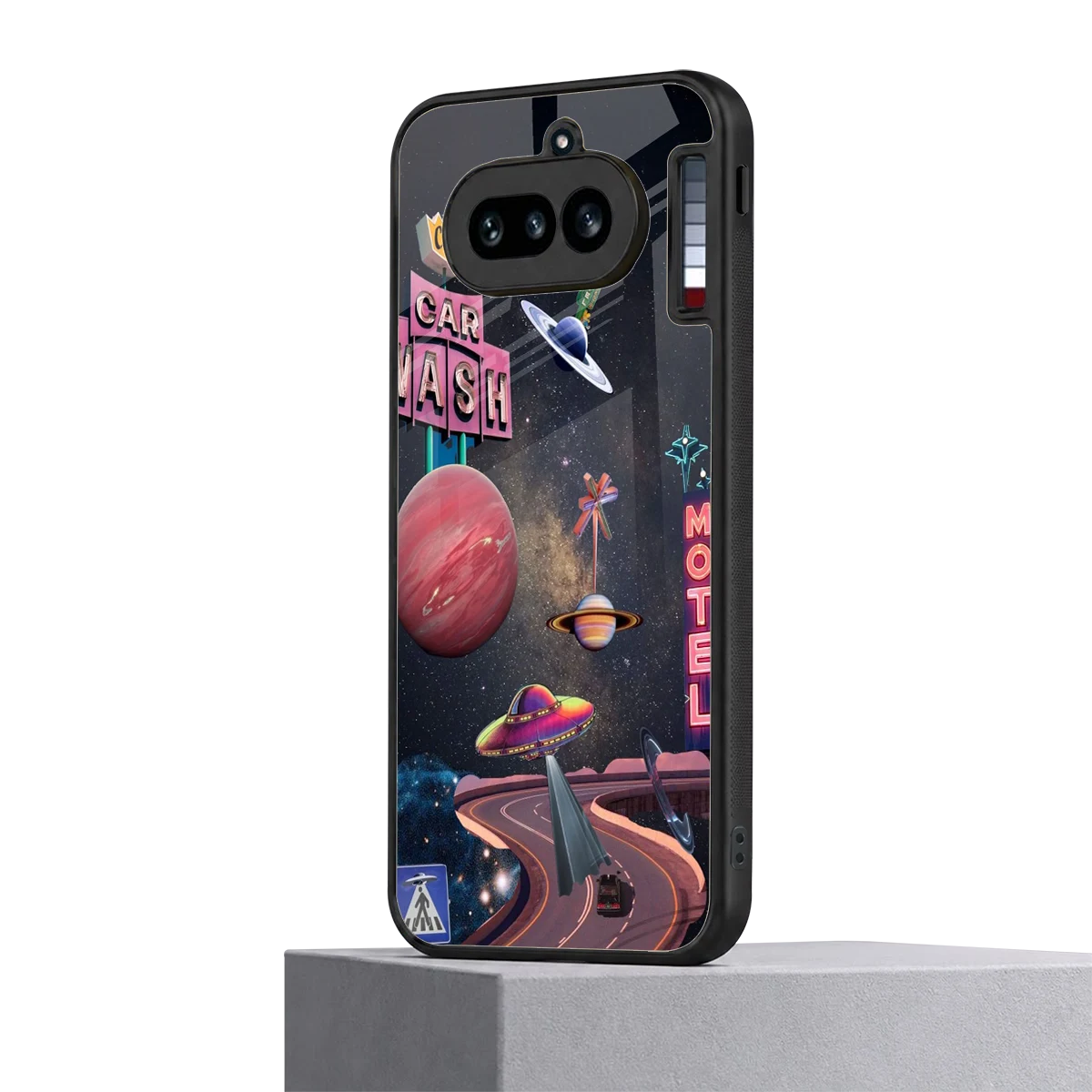 Cosmic Path nothing phone 4a mobile cover | shockproof glass phone case