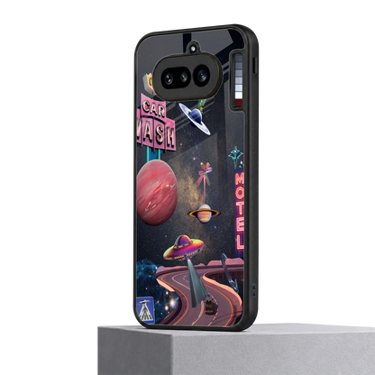 Cosmic Path nothing phone 4a mobile cover | shockproof glass phone case