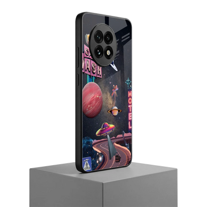 Cosmic Path oneplus 13r mobile cover | shockproof glass phone case