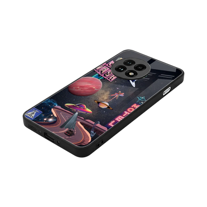 Cosmic Path stylish phone case for oneplus 13r | glossy glass and slim fit