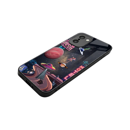 Cosmic Path stylish phone case for oneplus 15r | glossy glass and slim fit