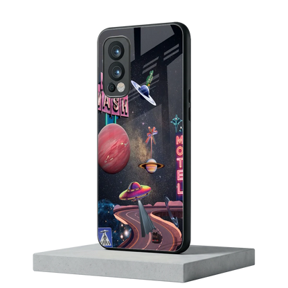 Cosmic Path oneplus nord 2 mobile cover | shockproof glass phone case