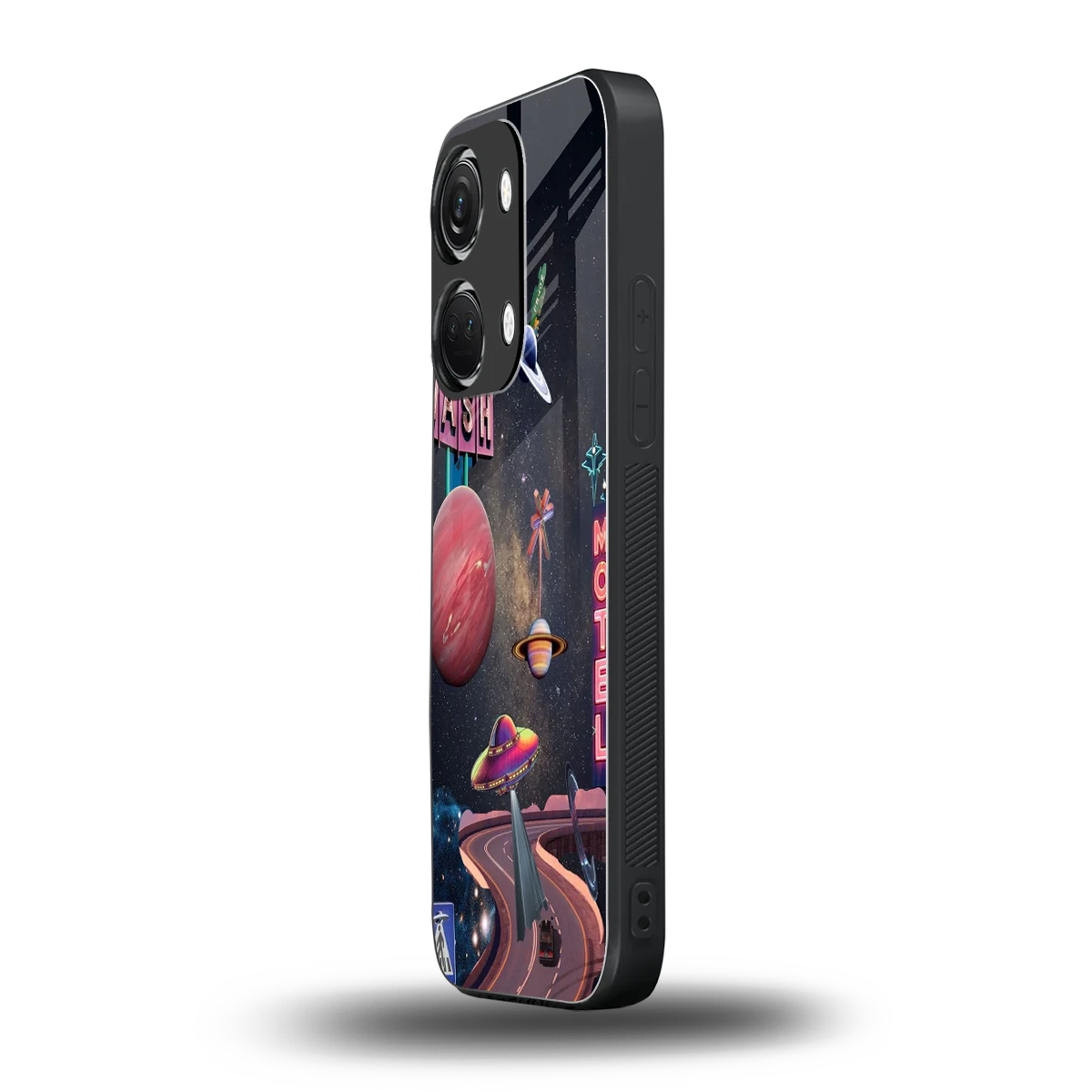 Cosmic Path oneplus nord 3 mobile cover | shockproof glass phone case