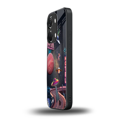 Cosmic Path oneplus nord 3 mobile cover | shockproof glass phone case