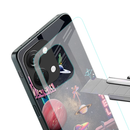 Cosmic Path stylish phone case for oneplus nord 3 | glossy glass and slim fit