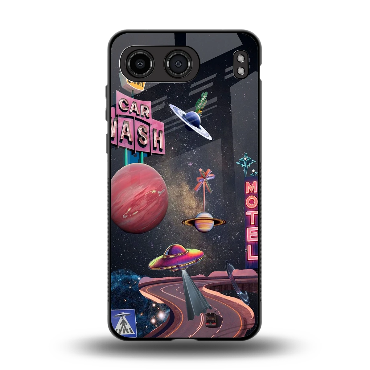 Cosmic Path back phone cover | glass case for oneplus nord 4