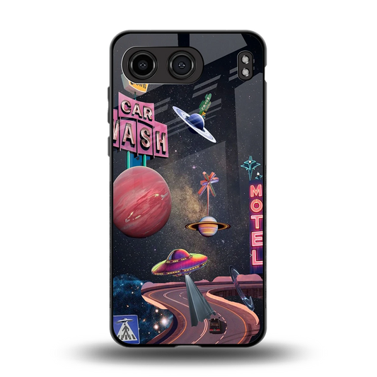 Cosmic Path back phone cover | glass case for oneplus nord 4