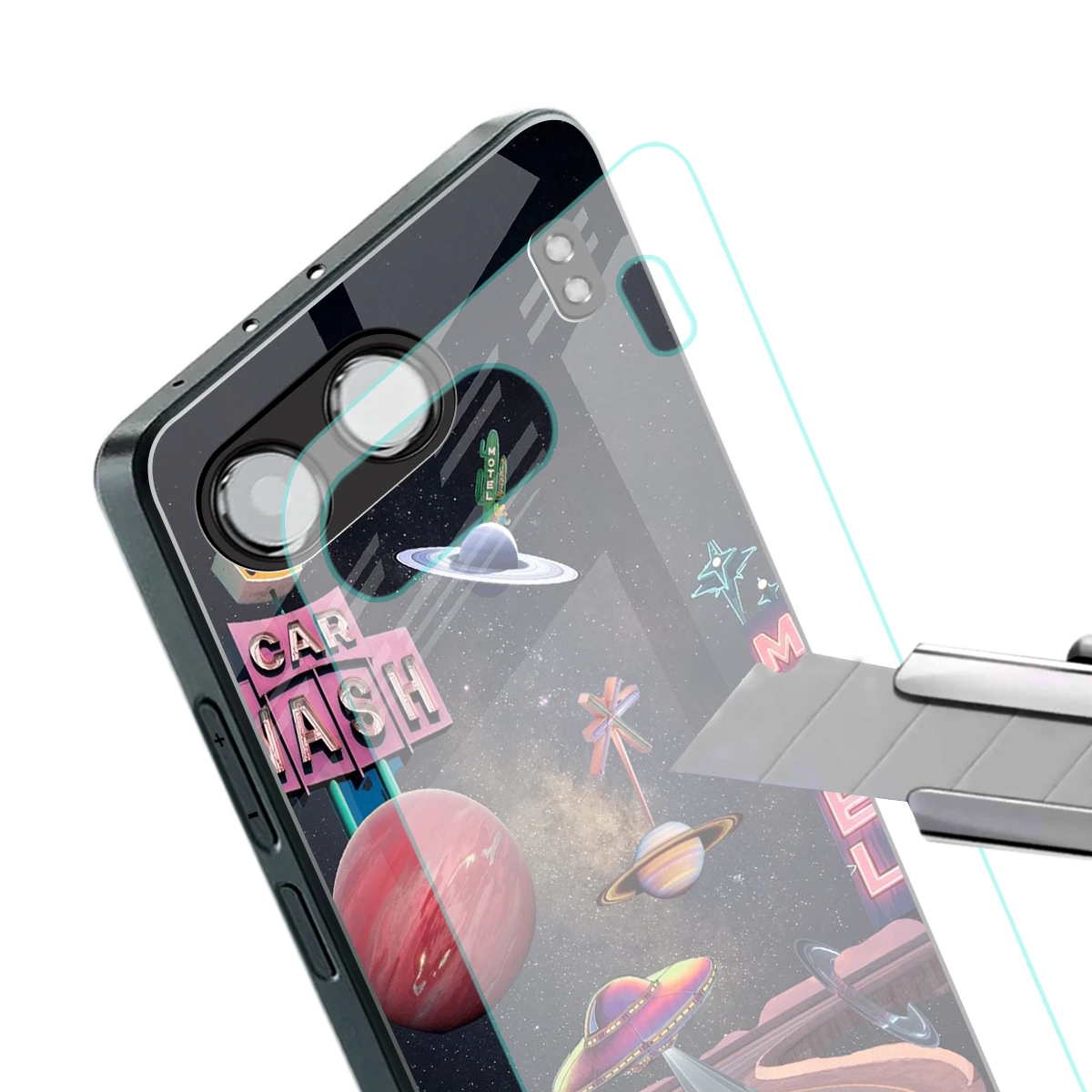 Cosmic Path stylish phone case for oneplus nord 4 | glossy glass and slim fit