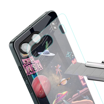 Cosmic Path stylish phone case for oneplus nord 4 | glossy glass and slim fit