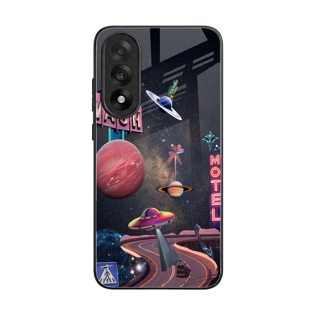 Cosmic Path back phone cover | glass case for oneplus nord 5