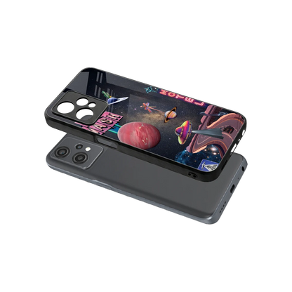 Cosmic Path sleek oneplus nord ce 2 lite cover with tempered glass back and TPU edges