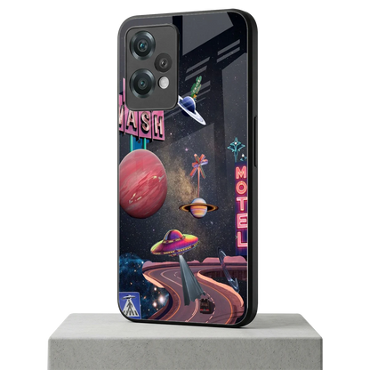 Cosmic Path oneplus nord ce 2 lite mobile cover | shockproof glass phone case