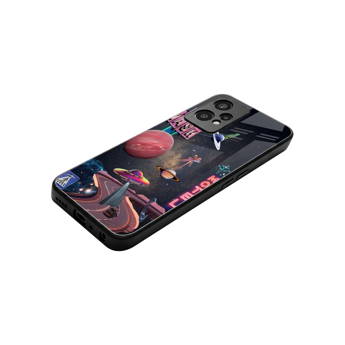 Cosmic Path stylish phone case for oneplus nord ce 2 lite | glossy glass and slim fit