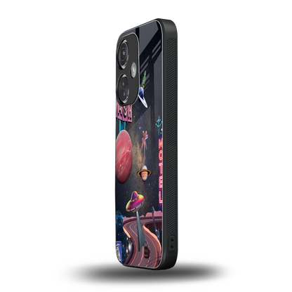 Cosmic Path oneplus nord ce 3 mobile cover | shockproof glass phone case