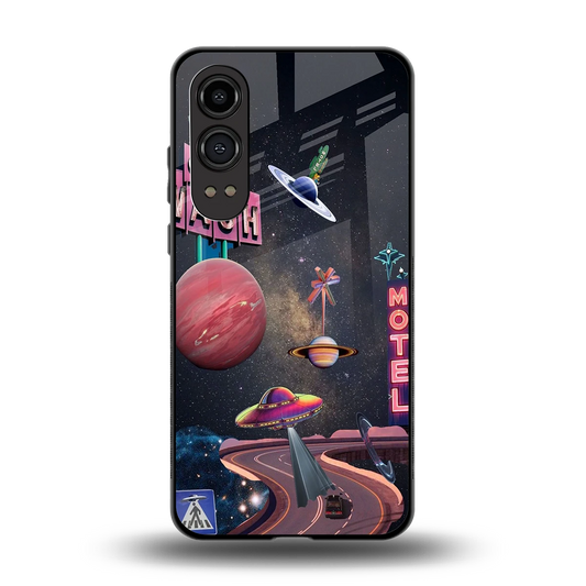 Cosmic Path back phone cover | glass case for oneplus nord ce 4 lite