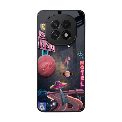 Cosmic Path back phone cover | glass case for oppo f29 5g