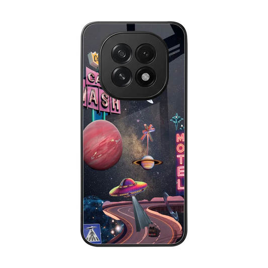 Cosmic Path back phone cover | glass case for oppo f29 5g