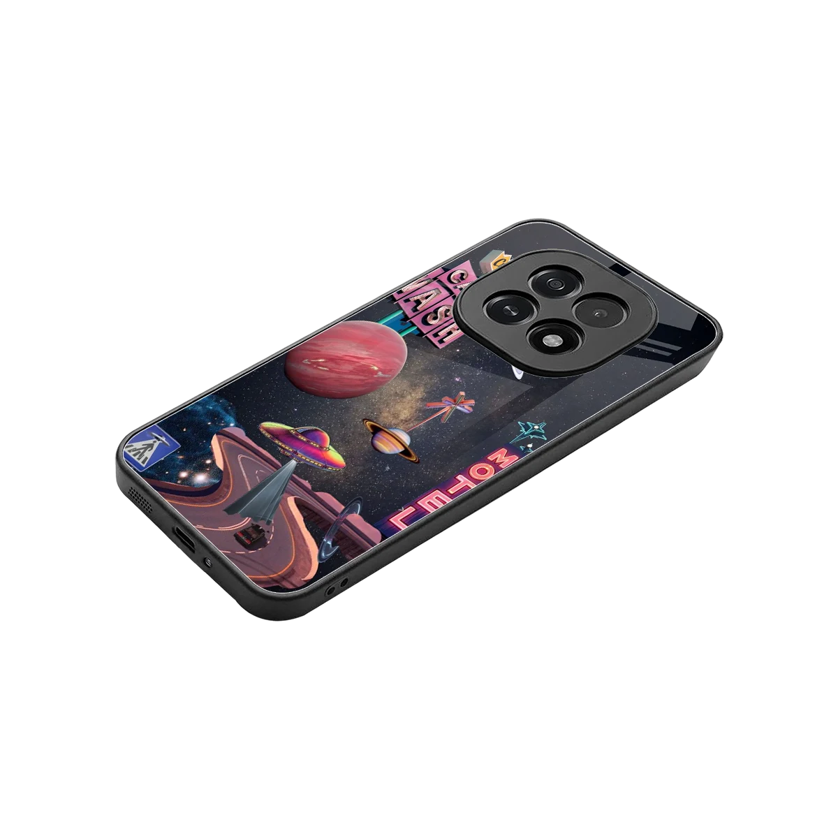 Cosmic Path stylish phone case for oppo f29 5g | glossy glass and slim fit
