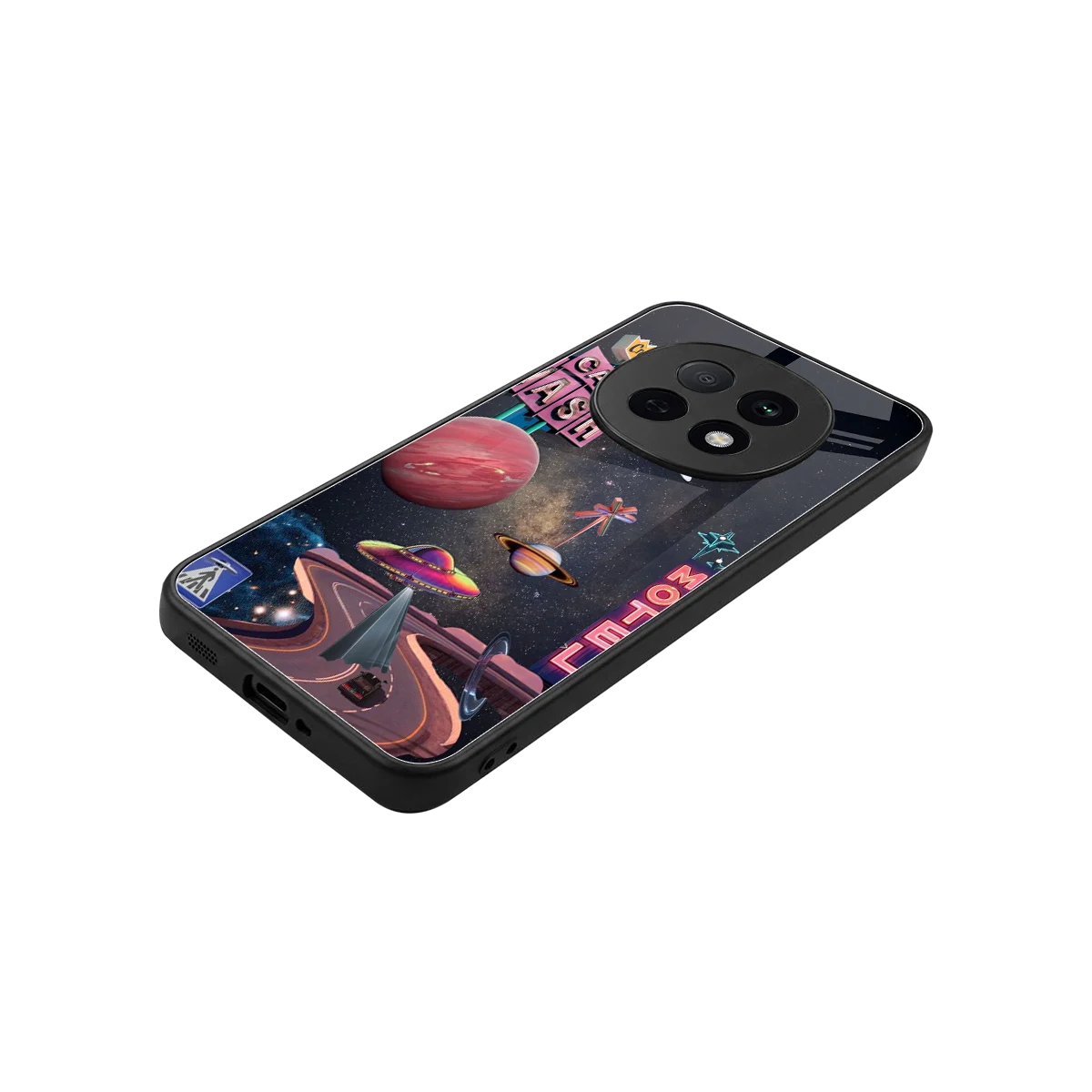 Cosmic Path stylish phone case for oppo f29 pro 5g | glossy glass and slim fit