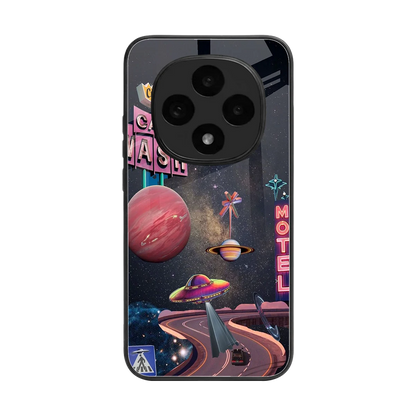 Cosmic Path back phone cover | glass case for oppo f31 pro 5g