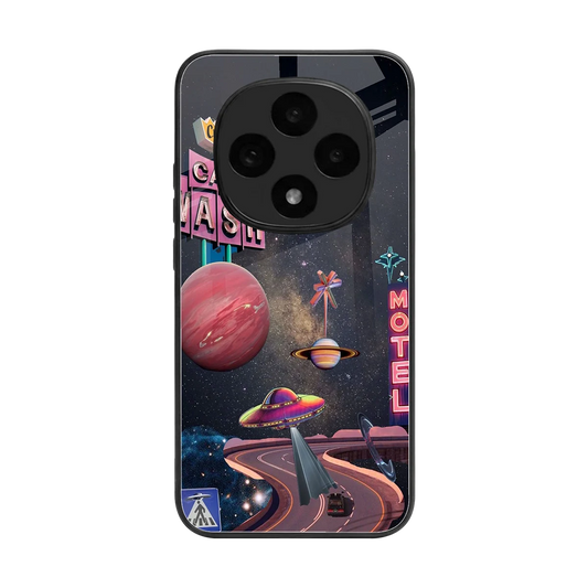 Cosmic Path back phone cover | glass case for oppo f31 pro 5g