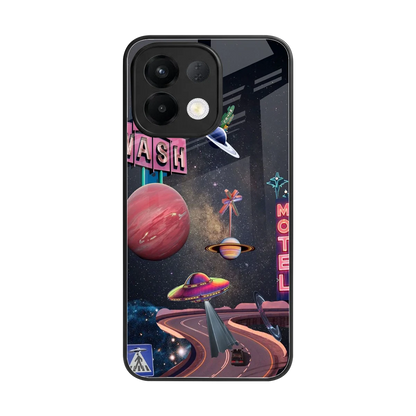 Cosmic Path back phone cover | glass case for oppo k13 5g