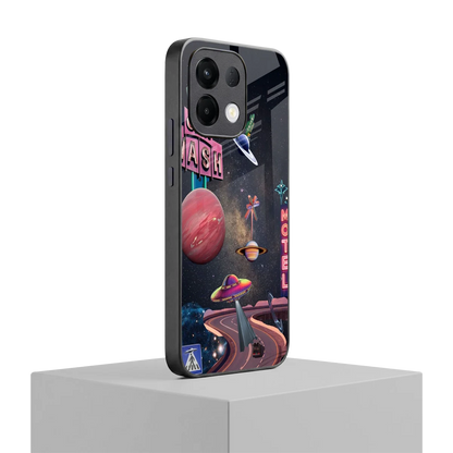Cosmic Path oppo k13 5g mobile cover | shockproof glass phone case