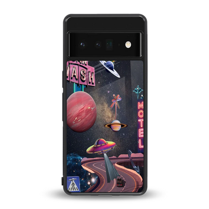 Cosmic Path back phone cover | glass case for google pixel 6 pro
