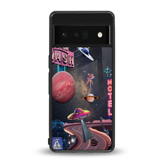 Cosmic Path back phone cover | glass case for google pixel 6 pro